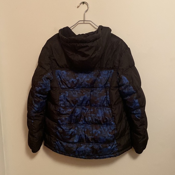 Blue/black puffer jacket for boys - Picture 5 of 11